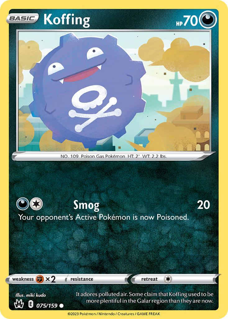 Koffing - 075/159 - Scroll and Circuit Games